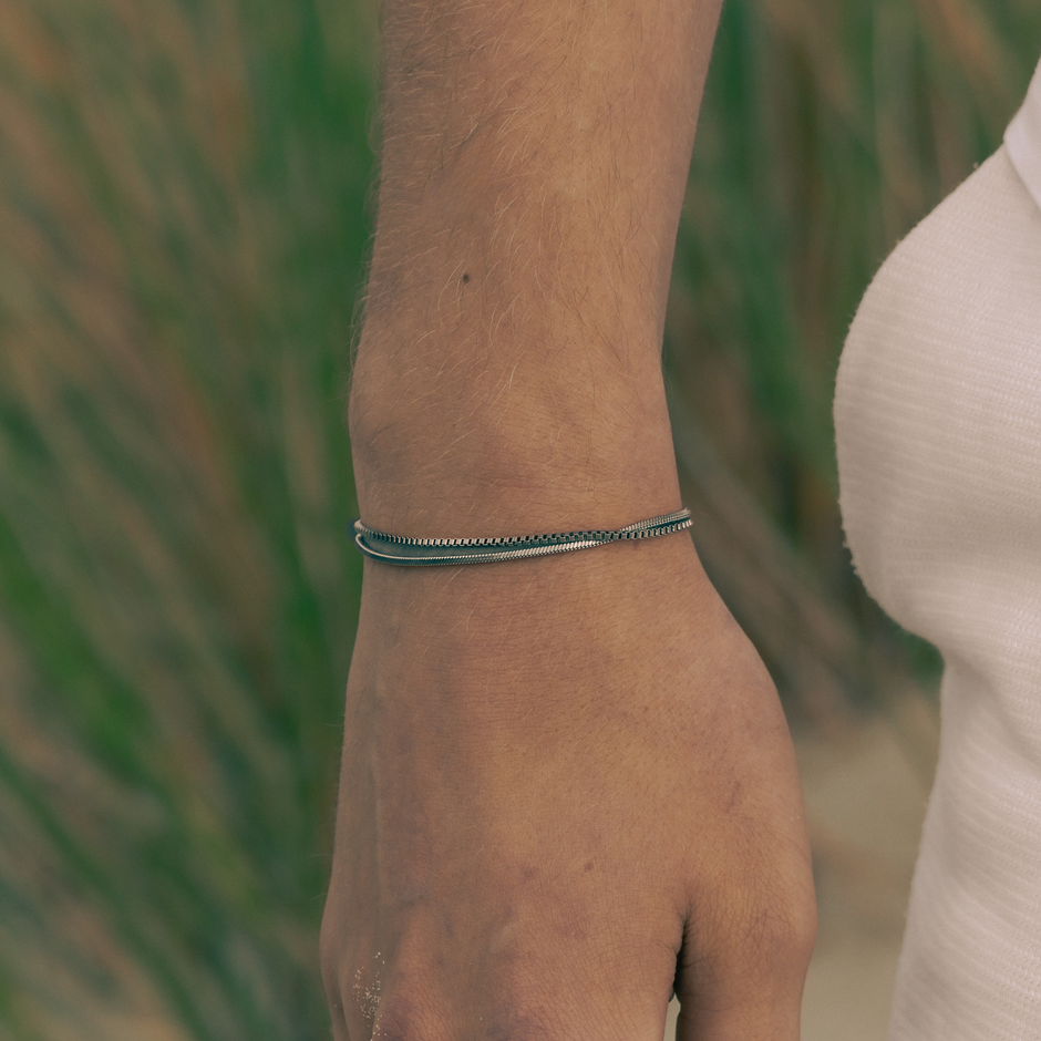 Herren Armband Silber